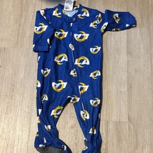 NFL Blue and Yellow Kids One Piece Footie